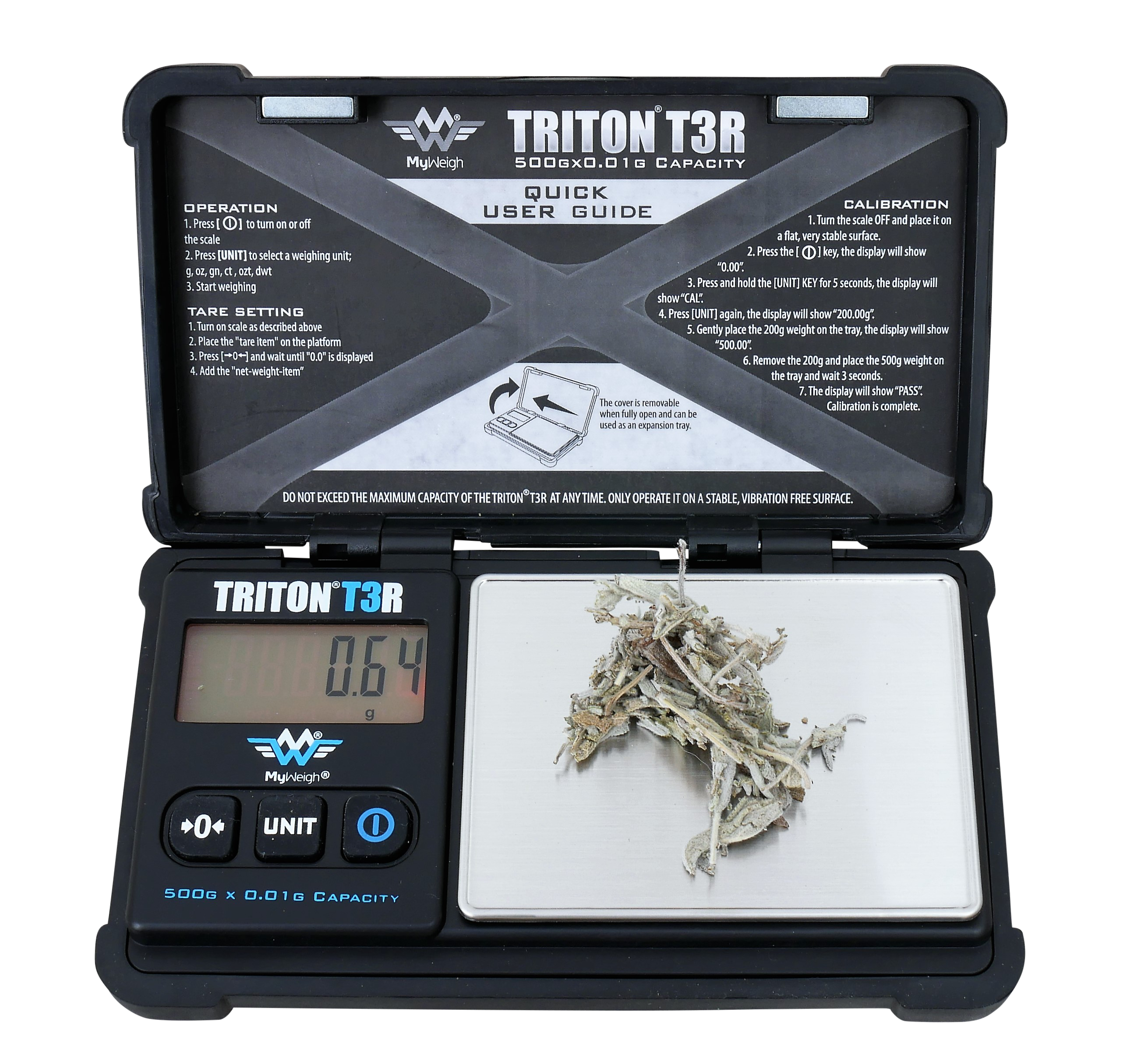 Aufbewahren und Wiegen