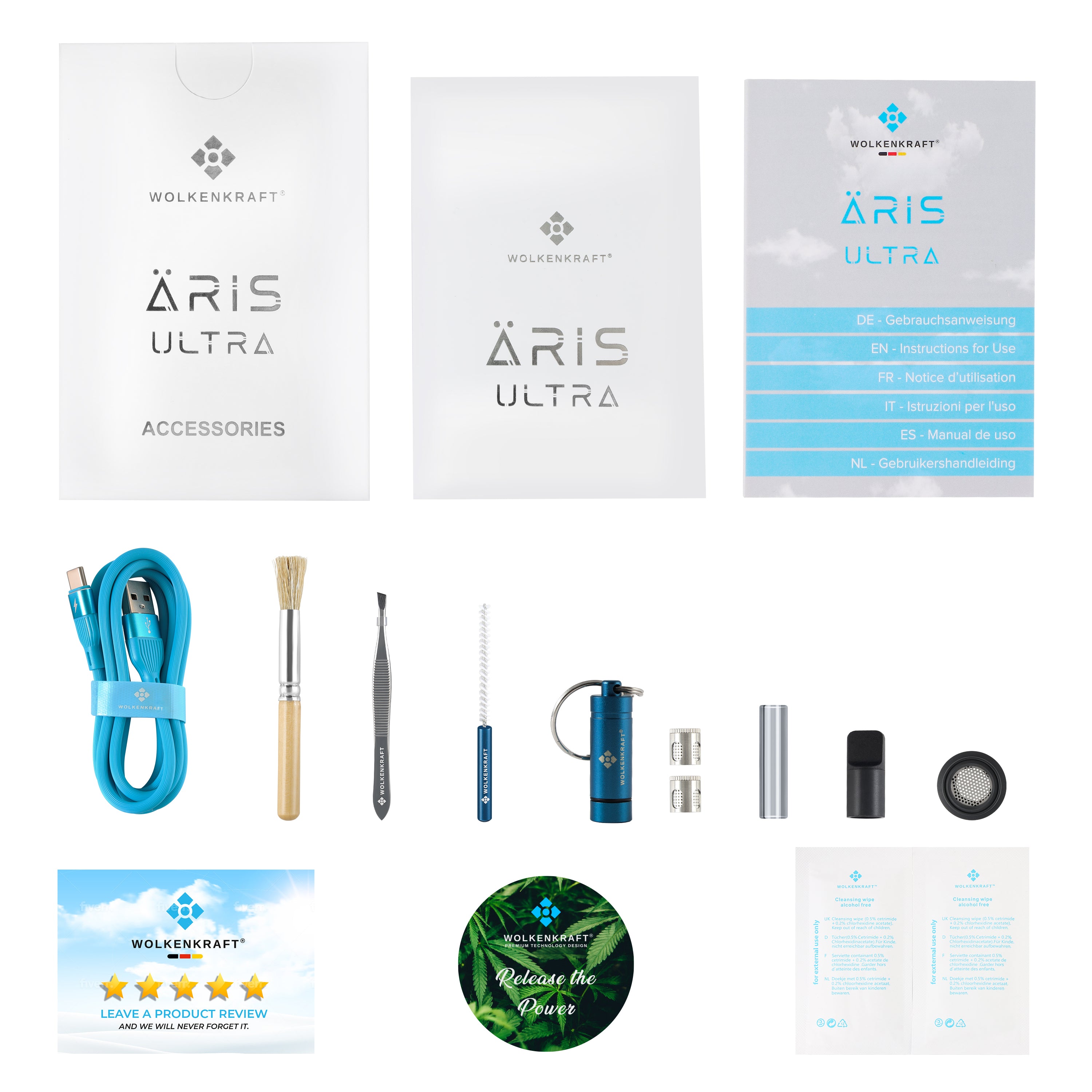 Äris Ultra Lieferumfang
