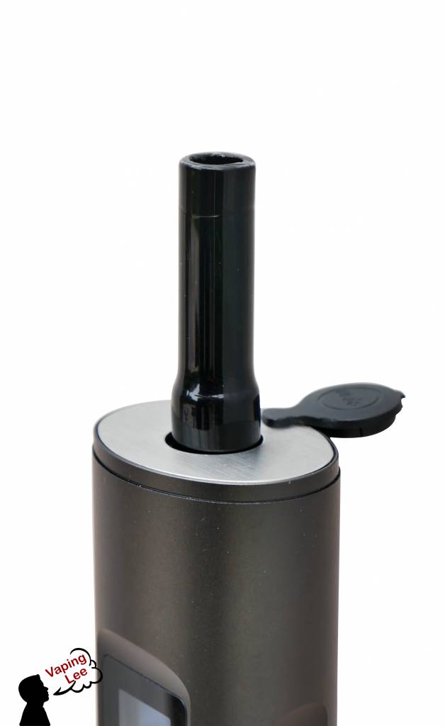 Glasmundstück Arizer Solo/Air kurz und schwarz am Solo 2