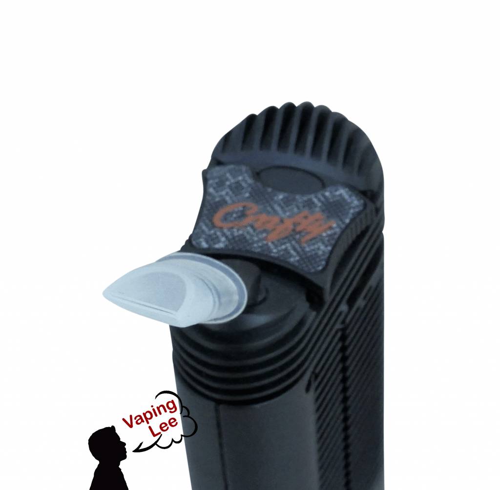 Lippenteil Mighty/Crafty angebracht an Crafty Vaporizer