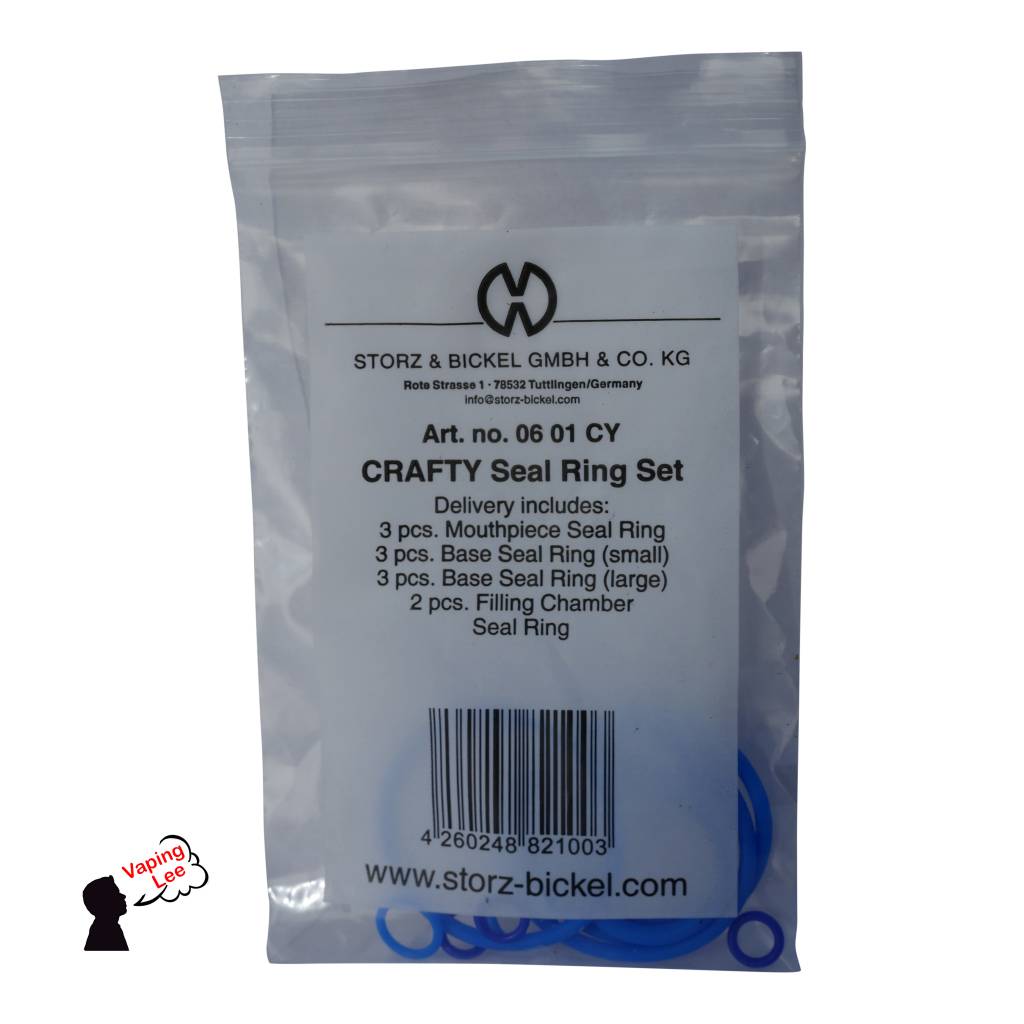 Dichtungsring Set Crafty von Storz & Bickel mit Verpackung